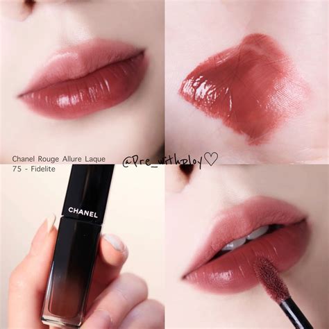 chanel rouge allure 75|chanel allure laque longwear.